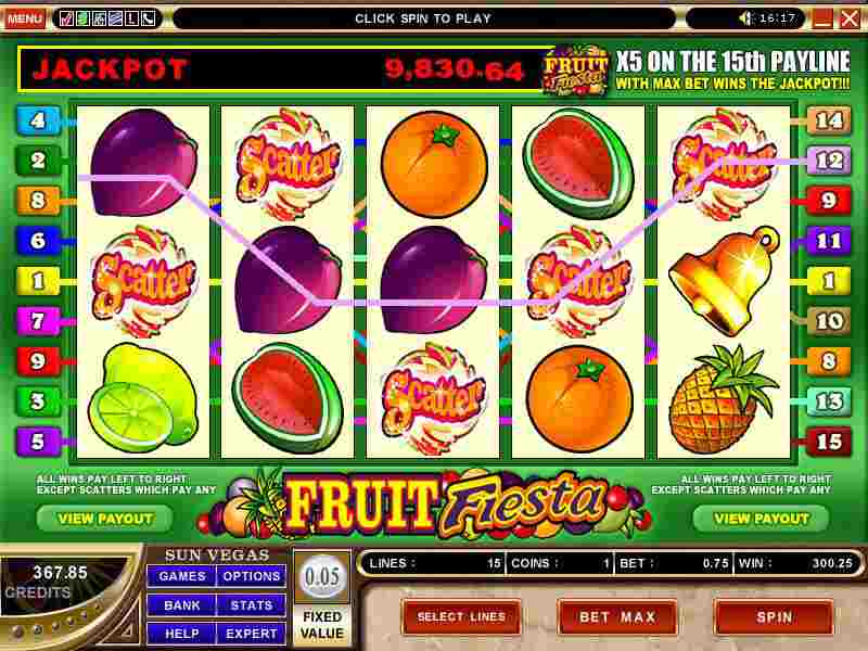 Fruit Fiesta 5 Reel 20 Line