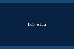 Web play
