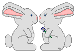 Hey! What you lookin' at? Easter Bunnies