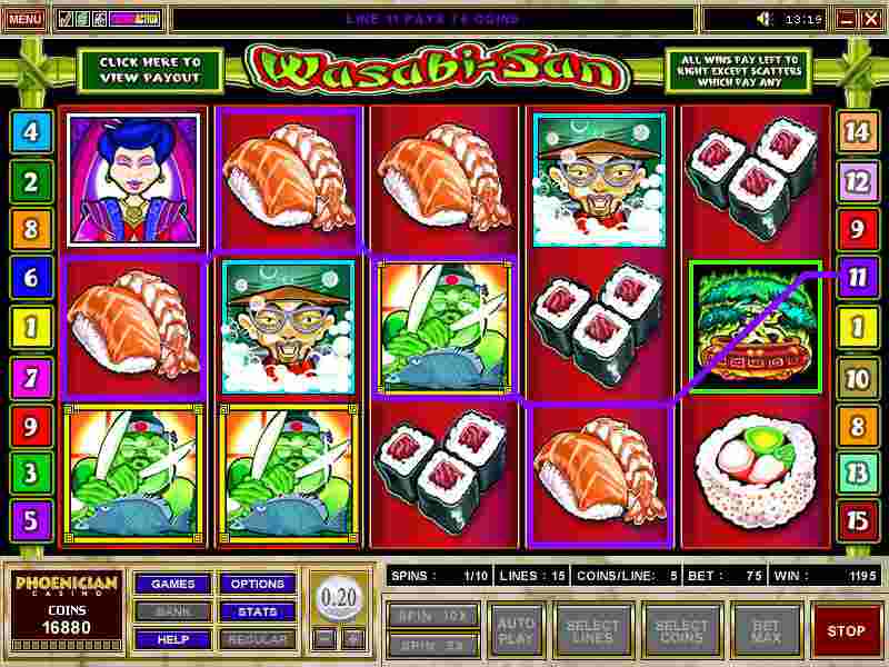 Winning screenshot for Wasabi San